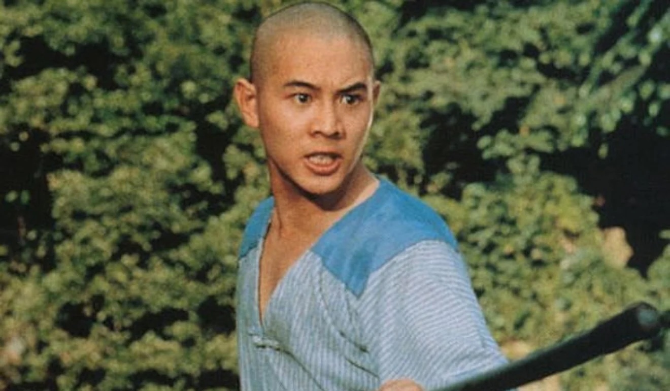 A young Jet Li in Shaolin